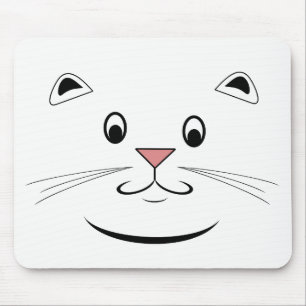 Alfombrilla De Ratón Cara de gato Kitty