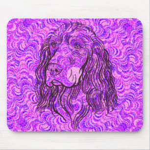 Alfombrilla De Ratón Cara de perro Cocker Spaniel lindo