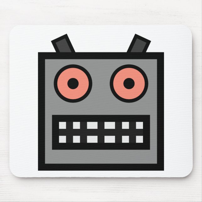 ALFOMBRILLA DE RATÓN CARA DEL ROBOT (Frente)