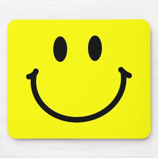 Alfombrilla De Ratón Cara feliz Mousepad (Frente)