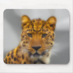 Alfombrilla De Ratón Cara leopardo