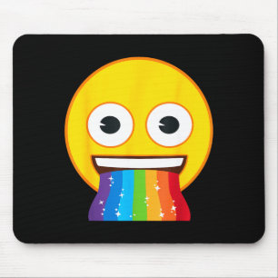 Alfombrilla De Ratón Cara sonriente amarilla oficial de Emoji con boca
