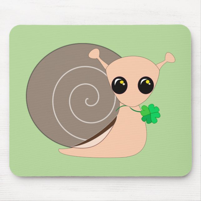 Alfombrilla De Ratón Caracol de suerte (Frente)