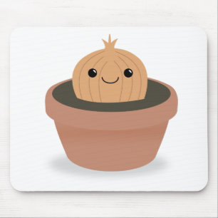 Alfombrilla De Ratón Carácter de cebolla