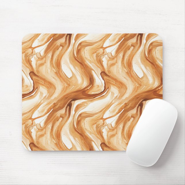 Alfombrilla De Ratón Caramel Carmel Candy Swirls (Con ratón)