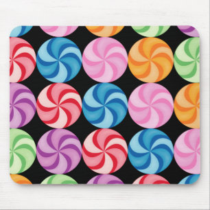 Alfombrilla De Ratón Caramelos Mousepad de Swirly