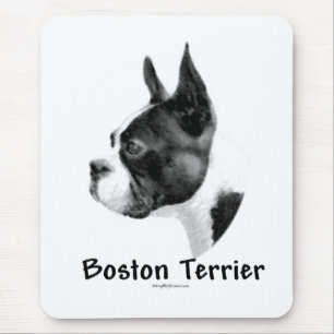 Alfombrilla De Ratón Carbón de Boston Terrier 2
