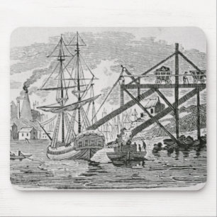 Alfombrilla De Ratón Carbón del cargamento en buques de carga