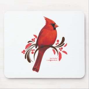 Alfombrilla De Ratón Cardenal de sexo masculino