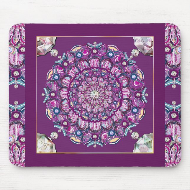 Alfombrilla De Ratón Cardinal Red Rosace (Frente)