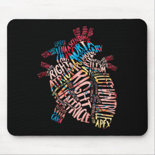 Alfombrilla De Ratón Cardiología Anatómica del Corazón Humano Cardiolog
