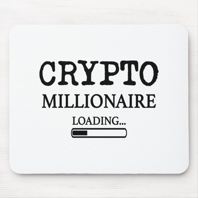 Alfombrilla De Ratón Carga de Crypto Millionaire (Frente)