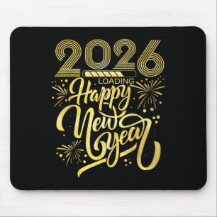 Alfombrilla De Ratón Carga de fuegos artificiales Feliz Año Nuevo 2026