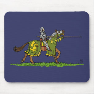 Alfombrilla De Ratón Cargando Knight medieval