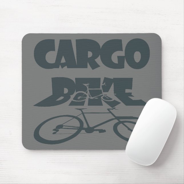 Alfombrilla De Ratón Cargo bike, Lastenfahrrad, Lastenrad (Con ratón)