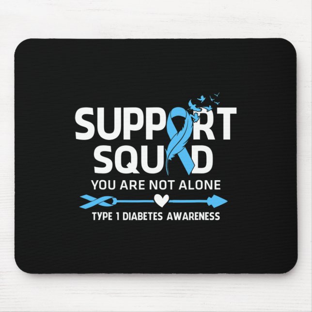 Alfombrilla De Ratón Cargo de concienciación sobre la diabetes del grup (Frente)