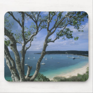 Alfombrilla De Ratón Caribe, isla de Anguila, puerto de Road Bay.