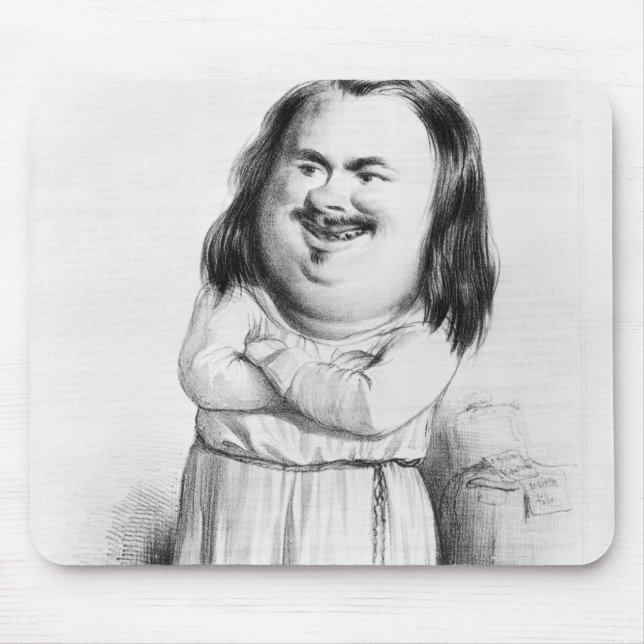Alfombrilla De Ratón Caricatura de Honore de Balzac (Frente)