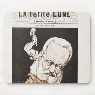 Alfombrilla De Ratón Caricatura de Victor Hugo