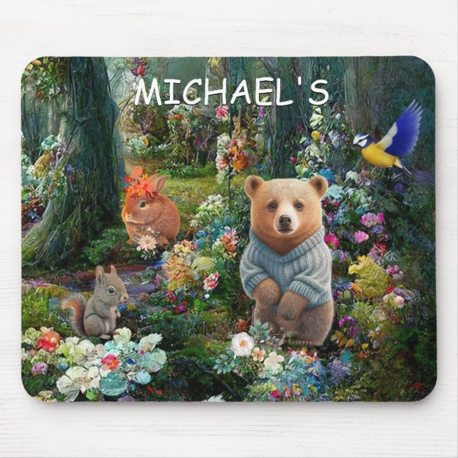 Alfombrilla De Ratón Cariño Bunny and Boo Bear (Frente)