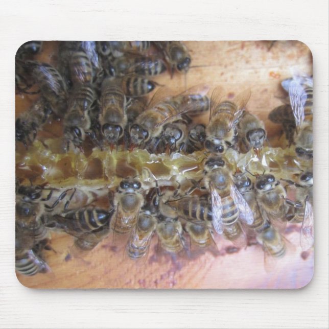 Alfombrilla De Ratón Cariño dulce Bee Mousepad (Frente)