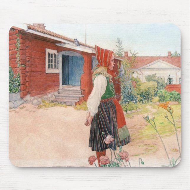 Alfombrilla De Ratón Carl Larsson - el hogar de Falun (Frente)