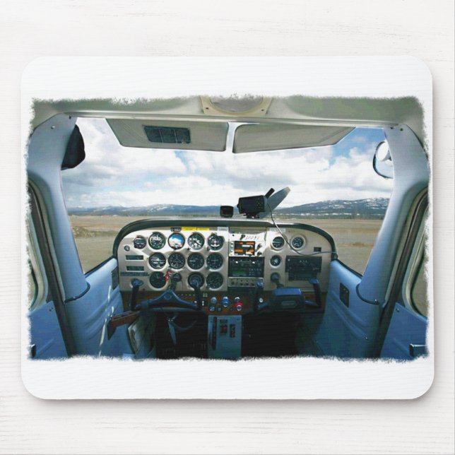 Alfombrilla De Ratón Carlinga del aeroplano (Frente)