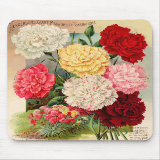 Alfombrilla De Ratón Carnations Seed Packet Mousepad