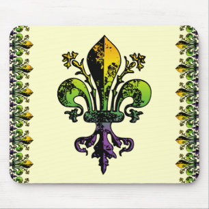 Alfombrilla De Ratón Carnaval antiguo Fleur