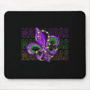Alfombrilla De Ratón Carnaval de Luisiana, símbolo de Mardi Gras Fleur