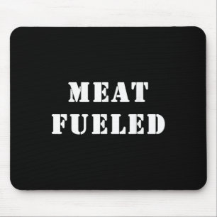 Alfombrilla De Ratón Carne Alimentada. Cita de Fun Keto Carnivore