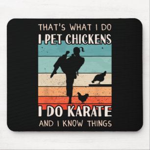 Alfombrilla De Ratón Carne de karate - Chicken Breeder Design Women Kar