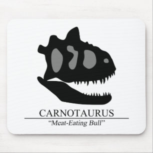 Alfombrilla De Ratón Carnotaurus Skull