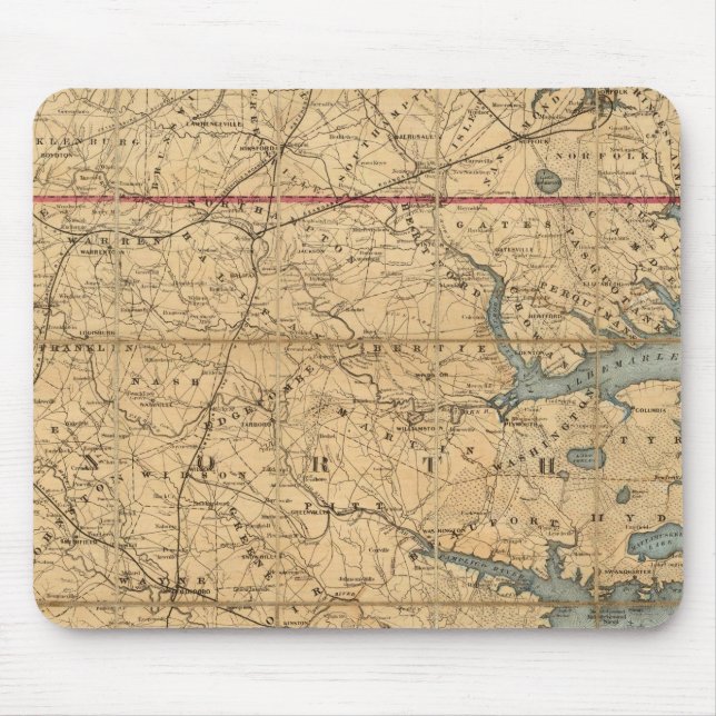 Alfombrilla De Ratón Carolina del Norte 2 (Frente)