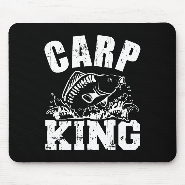 Alfombrilla De Ratón Carp King Fishing  (Frente)