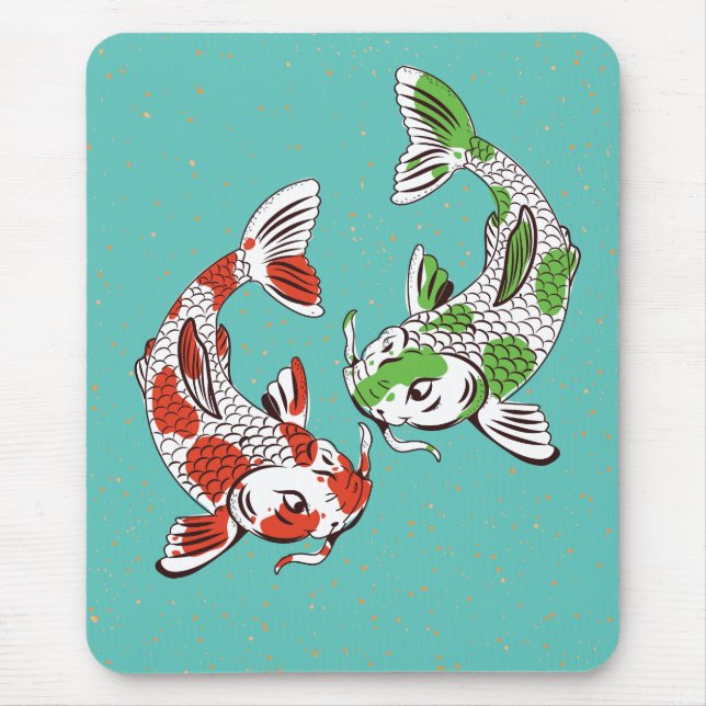 Alfombrilla De Ratón Carpa Koi (Frente)