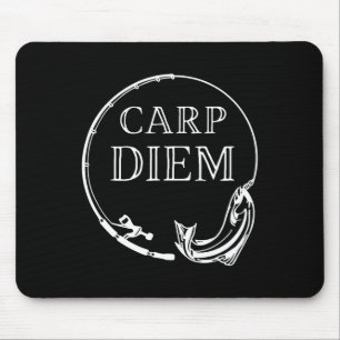 Alfombrilla De Ratón Carpe Diem Aprovecha La Carpa Divertida Pesca