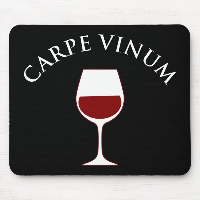 Alfombrilla De Ratón Carpe Vinum - Toma Del Vino (Frente)