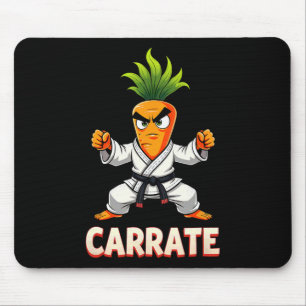 Alfombrilla De Ratón Carrate Karate Entrenador Estudiantil Mma Carrot 1
