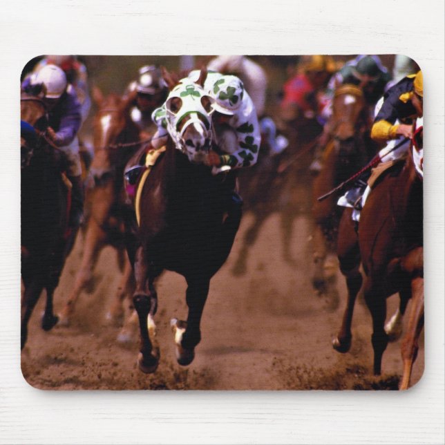 Alfombrilla De Ratón Carrera de caballos (Frente)
