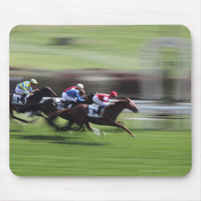 Alfombrilla De Ratón carrera de caballos (Frente)