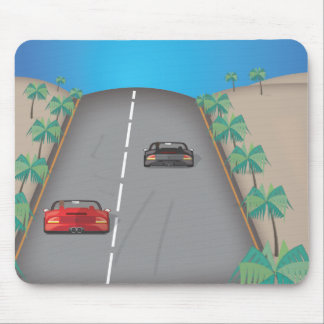 Alfombrilla De Ratón Carrera Retro de Arcade de los 80
