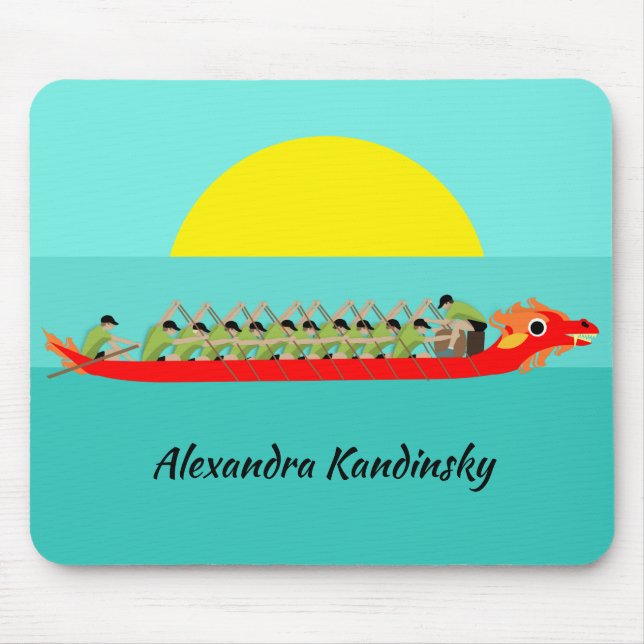 Alfombrilla De Ratón Carreras del barco Dragon (Frente)