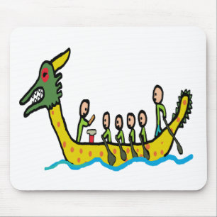 Alfombrilla De Ratón Carreras del barco Dragon