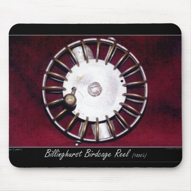 Alfombrilla De Ratón Carrete antiguo de Billinghurst (1800s) (Frente)