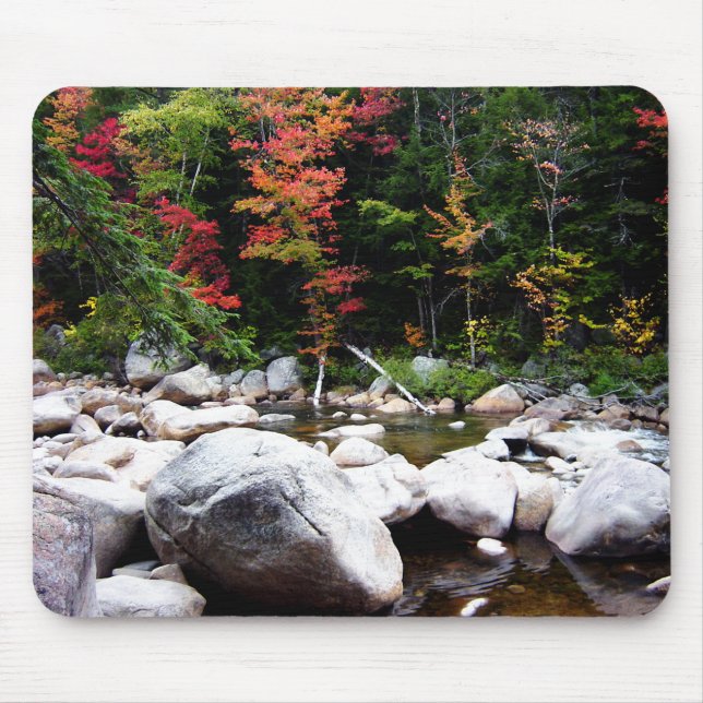 Alfombrilla De Ratón Carretera Kancamagus en otoño (Frente)