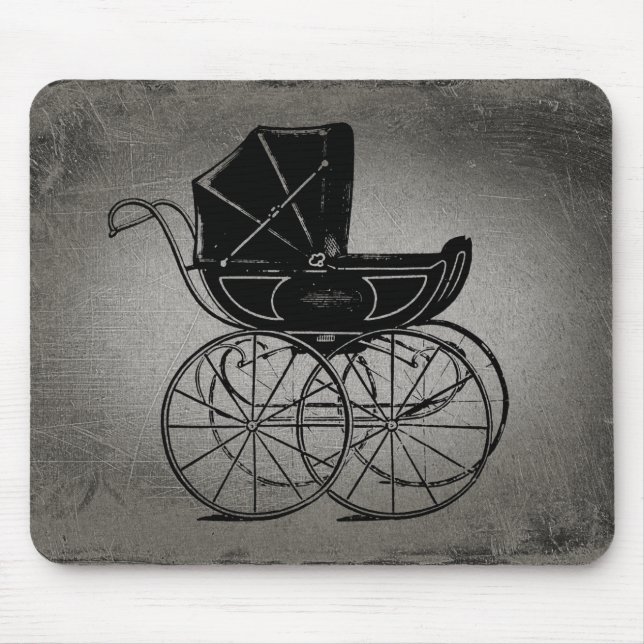 Alfombrilla De Ratón Carrito gótico para bebés (Frente)