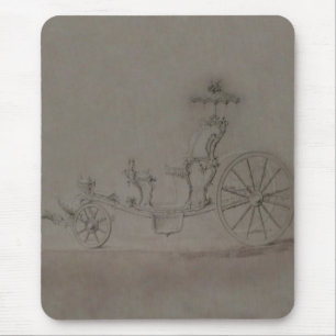Alfombrilla De Ratón Carrito Princesa - Mousepad