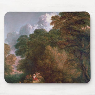 Alfombrilla De Ratón Carro del mercado de Thomas Gainsborough The,