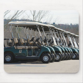Alfombrilla De Ratón Carros de golf listos para irse